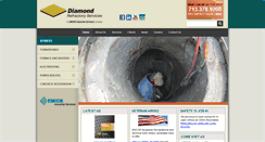 Desktop Screenshot of diamondrefractory.com